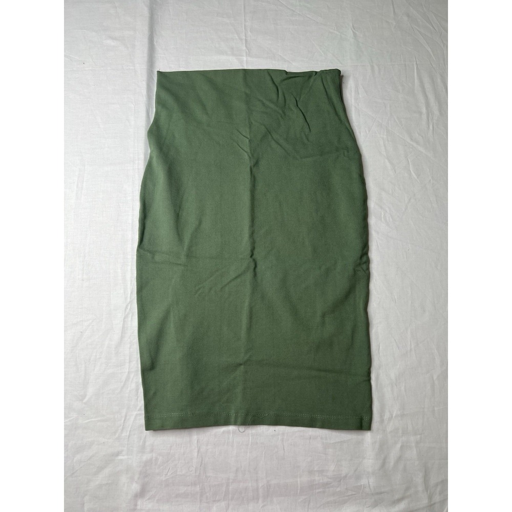 Windsor Women's Pencil Skirt Stretch Green Olive Size M - Picture 1 of 7